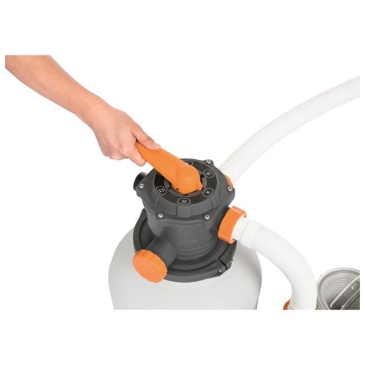 BESTWAY Filtre a sable 8 327 L/h + pré-filtre - Blanc