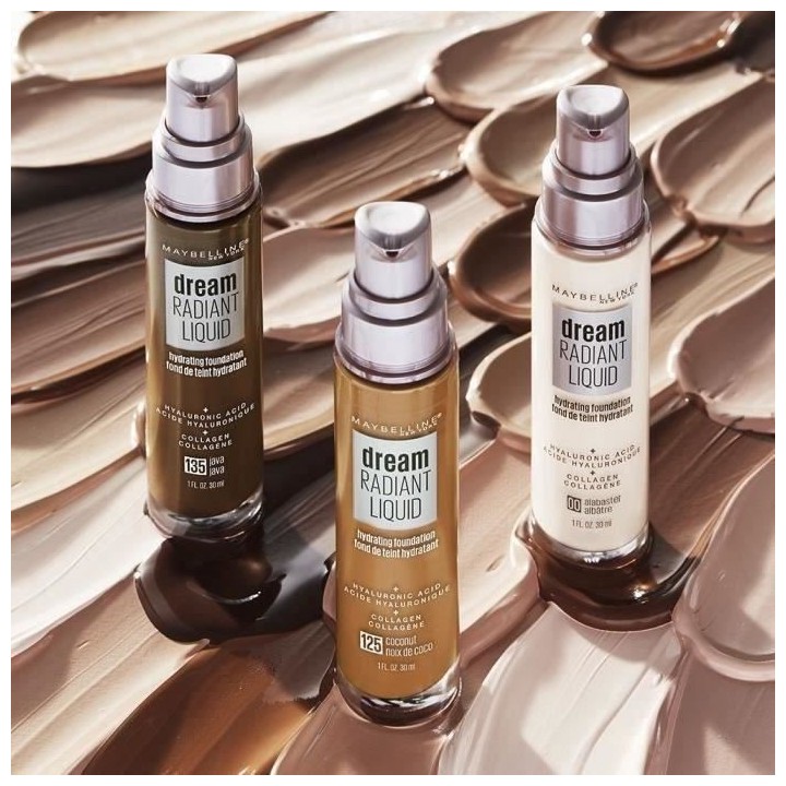 Fond de teint Dream Radiant Liquid MAYBELLINE NEW YORK - Eclat & soin