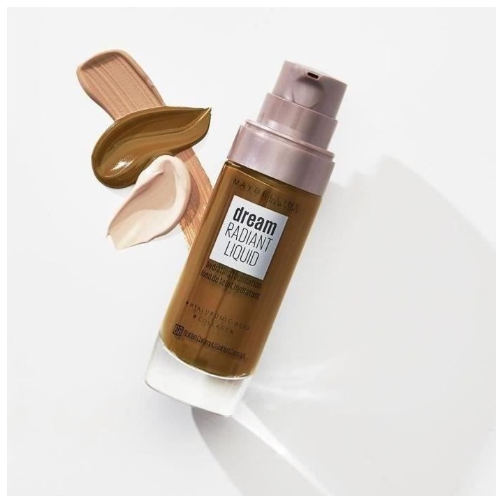 Fond de teint Dream Radiant Liquid MAYBELLINE NEW YORK - Eclat & soin