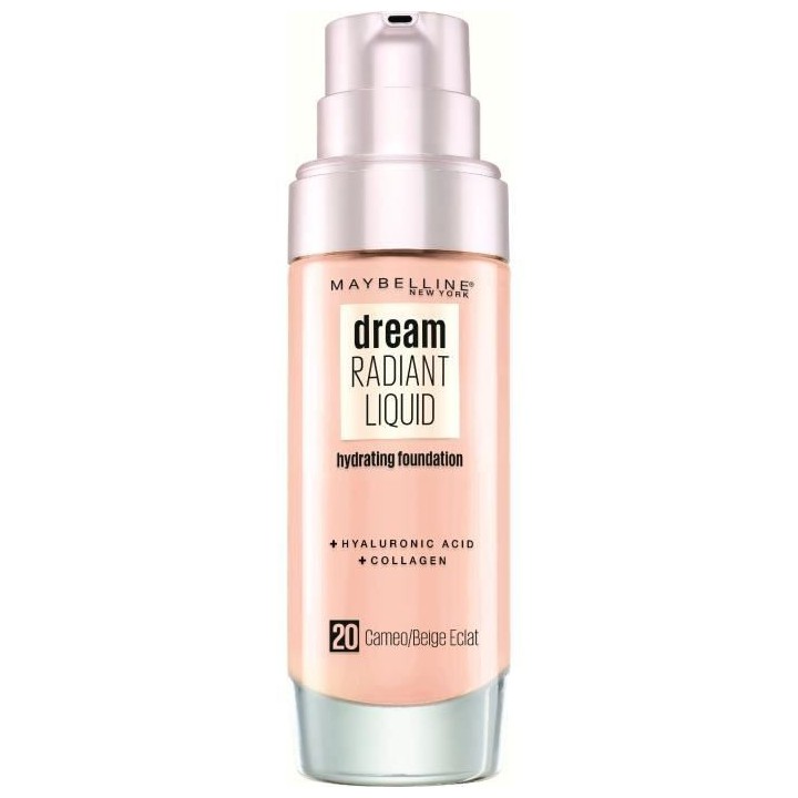 Fond de teint Dream Radiant Liquid MAYBELLINE NEW YORK - Soin hydratan