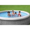 Kit Piscine hors sol autoportante BESTWAY - Fast Set™ - 366 x 76 cm - Ronde (Livrée avec une pompe et cartouche de filtration