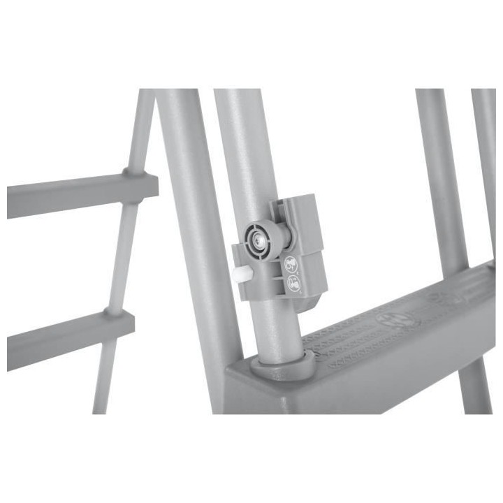 BESTWAY - Echelle de sécurité 2 x 4 marches - avec plateforme - pour