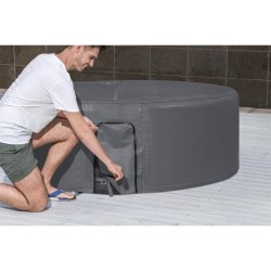 Couverture thermique pour spas ronds 1,80m x 66cm, compatible avec pompes intégrées et pompes externes, EnergySense™, waterp