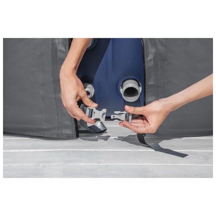 Couverture thermique pour spas carrés 1,80m x 1,80m x 71cm, compatibl