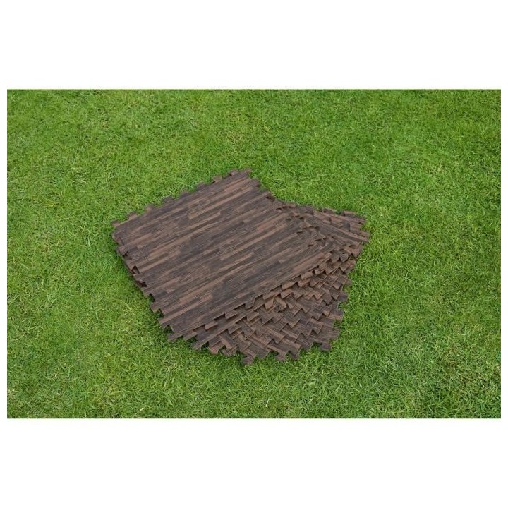 BESTWAY Tapis de sol effet bois carré 50,8cm