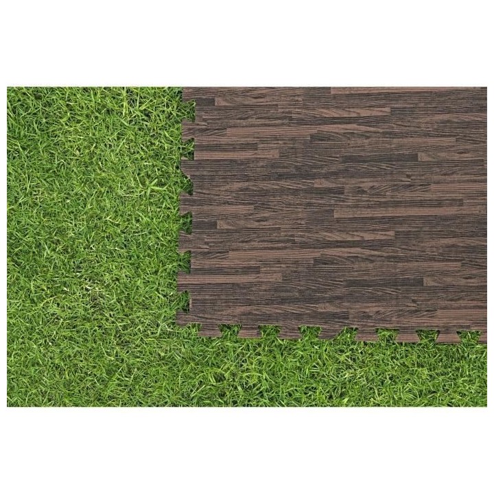 BESTWAY Tapis de sol effet bois carré 50,8cm
