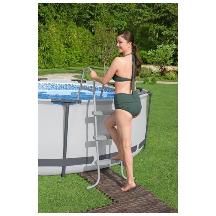 BESTWAY Tapis de sol effet bois carré 50,8cm