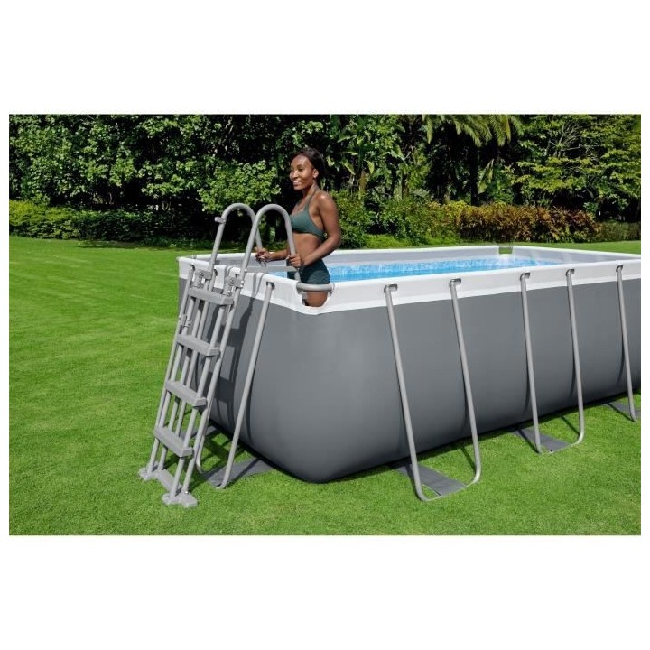 BESTWAY Piscine hors sol Power Steel™ 412 x 201 x 122 cm, filtre a c