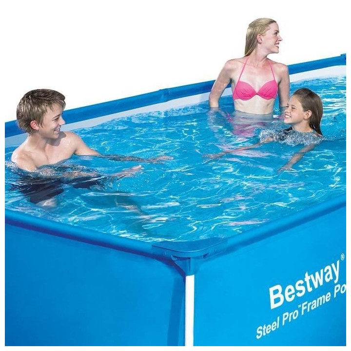 Kit Piscine hors sol tubulaire BESTWAY - Steel Pro™ - 400 x 211 x 81