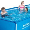 Kit Piscine hors sol tubulaire BESTWAY - Steel Pro™ - 400 x 211 x 81 cm - Rectangulaire (Livrée avec une pompe de filtration)