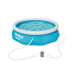 Kit Piscine hors sol autoportante BESTWAY - Marine Fast - 305 x 76 cm - Ronde (Livrée avec une pompe de filtration)