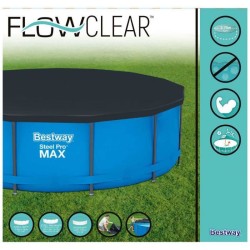 Bestway Housse de piscine pour cadre Sirocco Ronde 366 cm