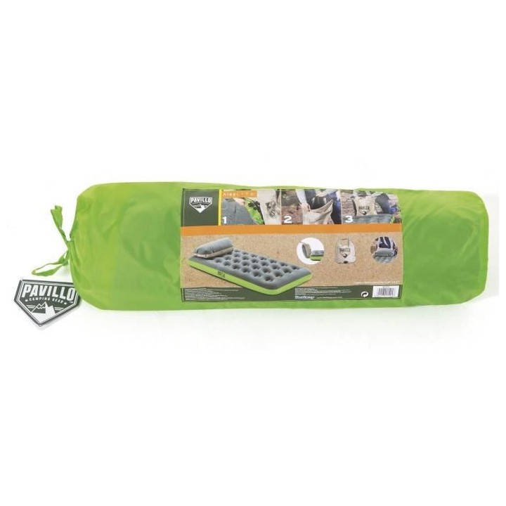 BESTWAY Matelas gonflable camping Pavillo - 1 place Roll & Relax - 188