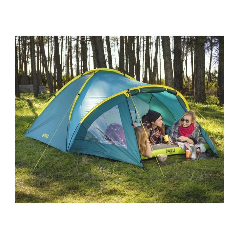 Bestway Tente de camping pour 3 personnes Pavilio Activemount bleu 445221