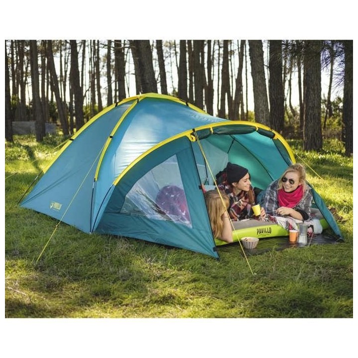 Bestway Tente de camping pour 3 personnes Pavilio Activemount bleu 445