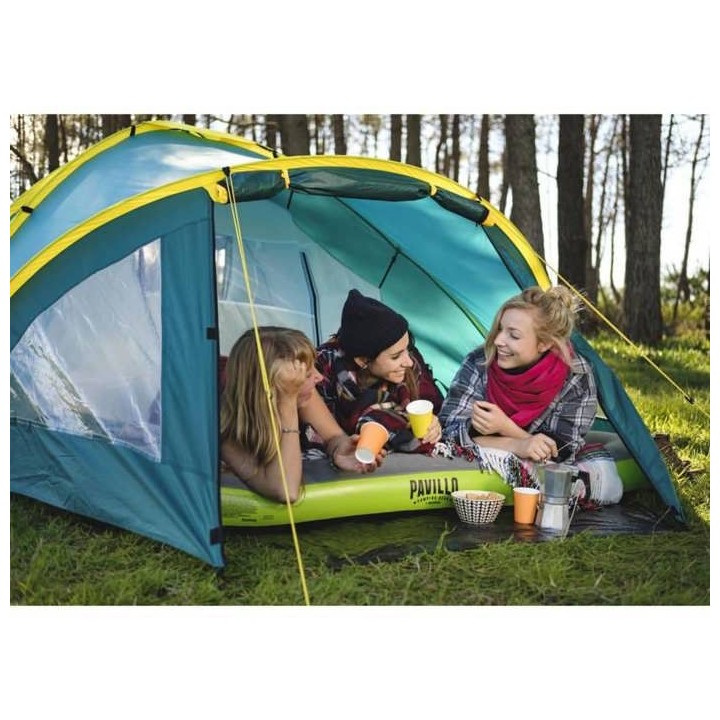 Bestway Tente de camping pour 3 personnes Pavilio Activemount bleu 445