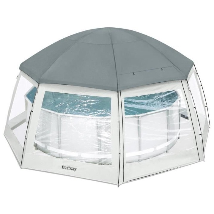 BESTWAY Dôme de protection Flowclear™ - Pour piscine hors sol ronde
