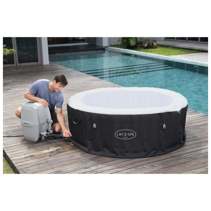 Spa gonflable BESTWAY - Lay-Z-Spa Miami - 180 x 66 cm - 2 a 4 places -