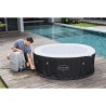 Spa gonflable BESTWAY - Lay-Z-Spa Miami - 180 x 66 cm - 2 a 4 places - Rond (Inclus : couverture, cartouche et diffuseur)