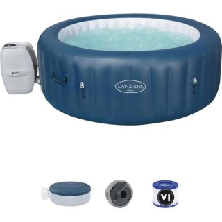 Spa gonflable BESTWAY - Lay-Z-Spa Milán - 196 x 71 cm - 4 a 6 places