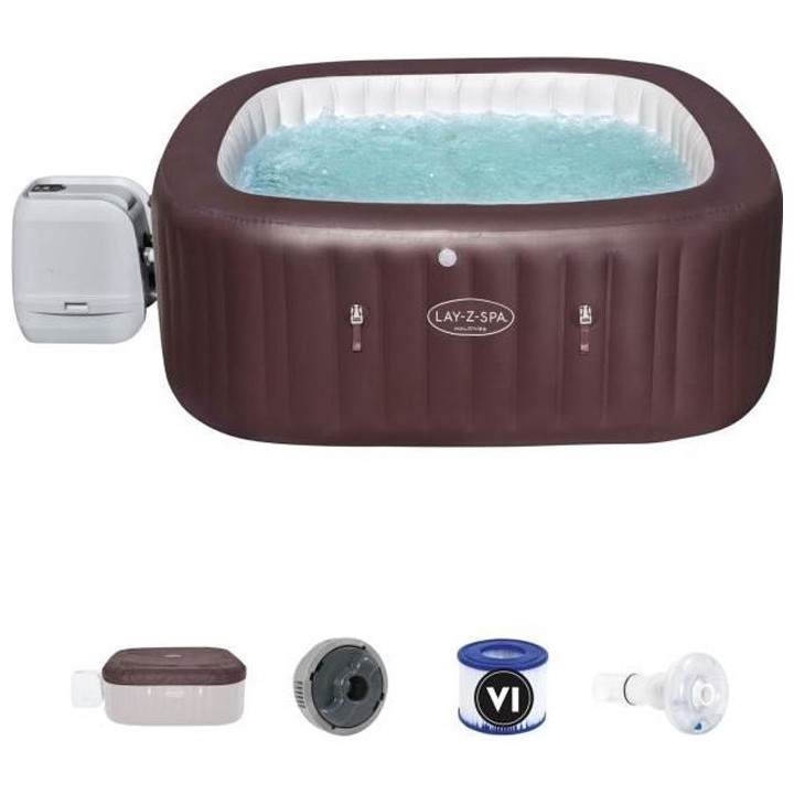 Spa gonflable BESTWAY - Lay-Z-Spa Maldives - 201 x 201 x 80 cm - 5 a 7