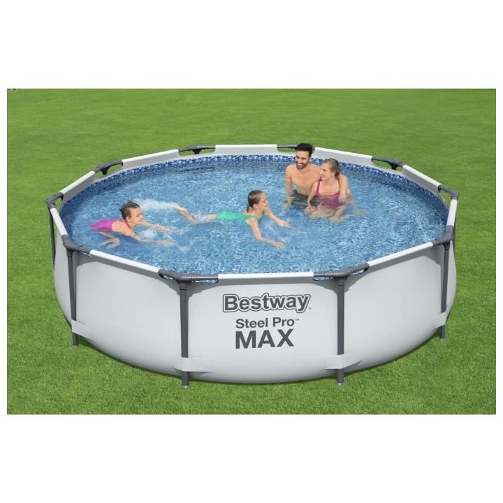 Kit Piscine hors sol tubulaire BESTWAY Steel Pro Max™ - 305 x 76 cm