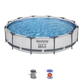 Piscine hors sol ronde Steelpro max 366x76 cm - BESTWAY - 56416