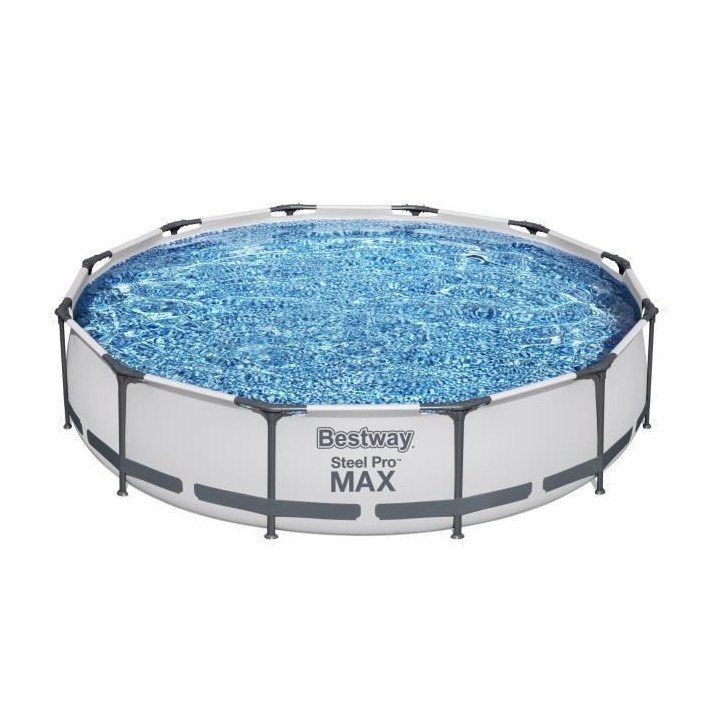 Piscine hors sol ronde Steelpro max 366x76 cm - BESTWAY - 56416