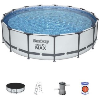 Kit Piscine hors sol tubulaire BESTWAY Steel Pro Max™- 457 x 107 cm