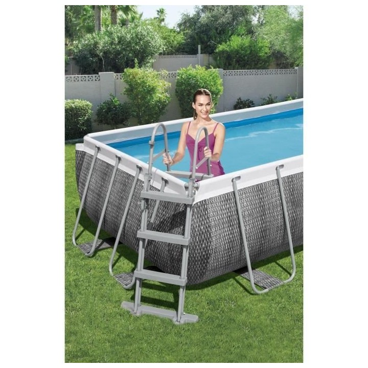 Kit Piscine hors sol tubulaire BESTWAY Power Steel 404 x 201 x 100 cm
