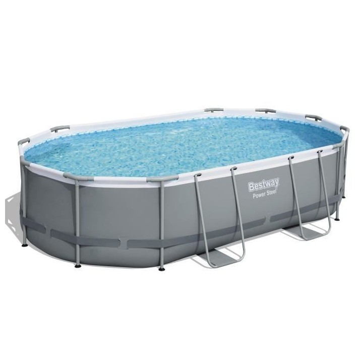 Kit Piscine hors sol tubulaire BESTWAY - Power Steel™- 488 x 305 x 1