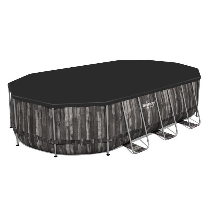 Kit Piscine hors sol tubulaire BESTWAY - Power Steel™ - 610 x 366 x
