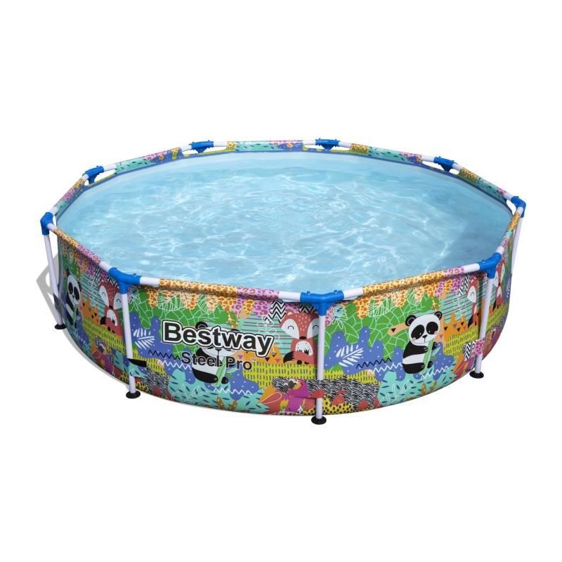 Piscine hors sol tubulaire BESTWAY - Steel Pro™ - 274 x 66 cm - Ronde