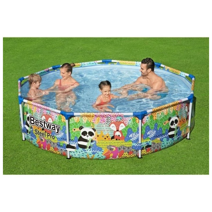 Piscine hors sol tubulaire BESTWAY - Steel Pro™ - 274 x 66 cm - Rond