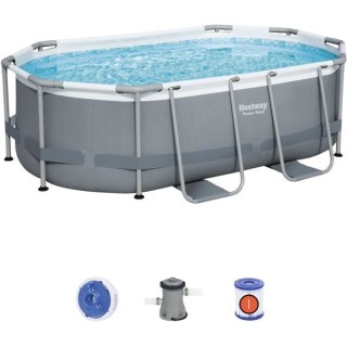 Kit Piscine hors sol tubulaire BESTWAY Power Steel™ - 305 x 200 x 84