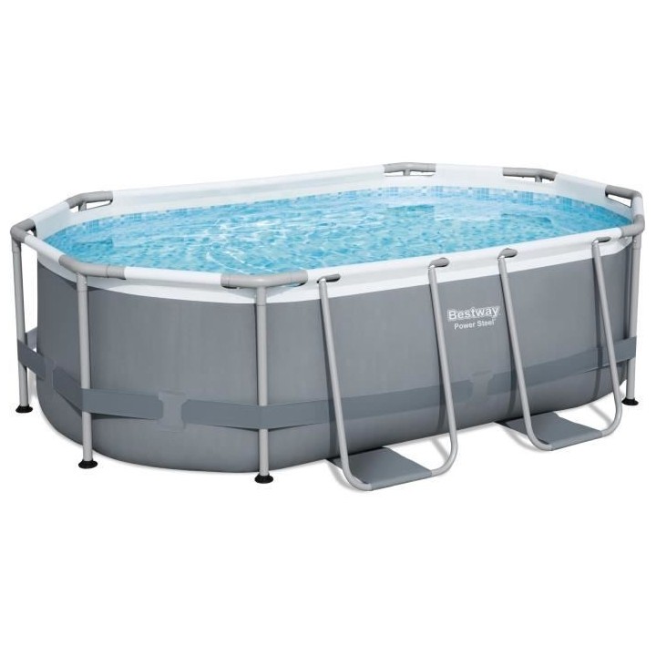Kit Piscine hors sol tubulaire BESTWAY Power Steel™ - 305 x 200 x 84