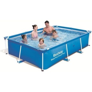 BESTWAY Piscine rectangulaire tubulaire L2,59 x l1,70 x H0,61m