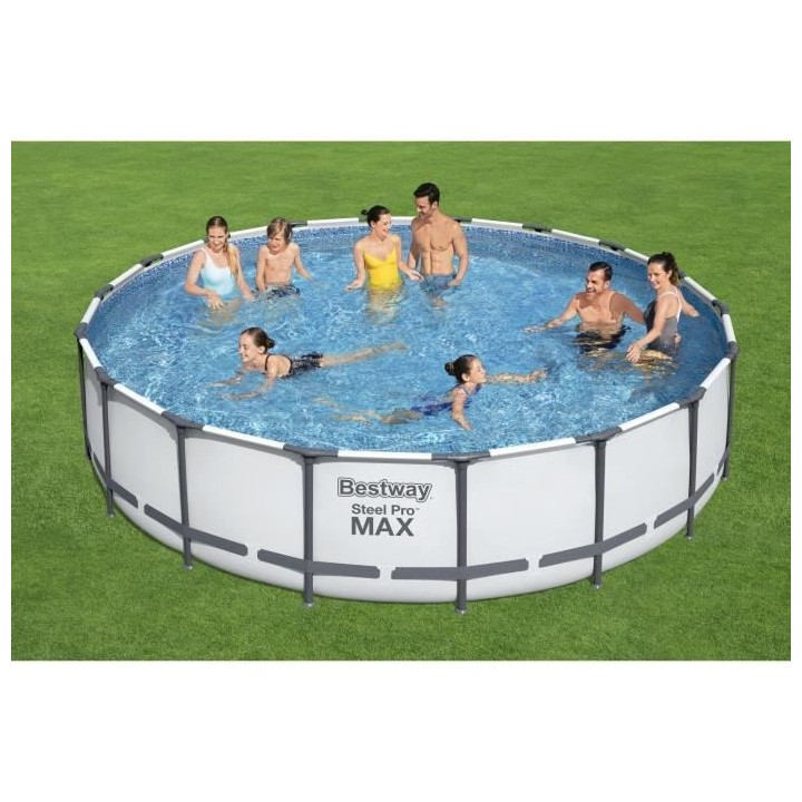 Kit Piscine hors sol tubulaire BESTWAY - Steel Pro Max™ - 549 x 122
