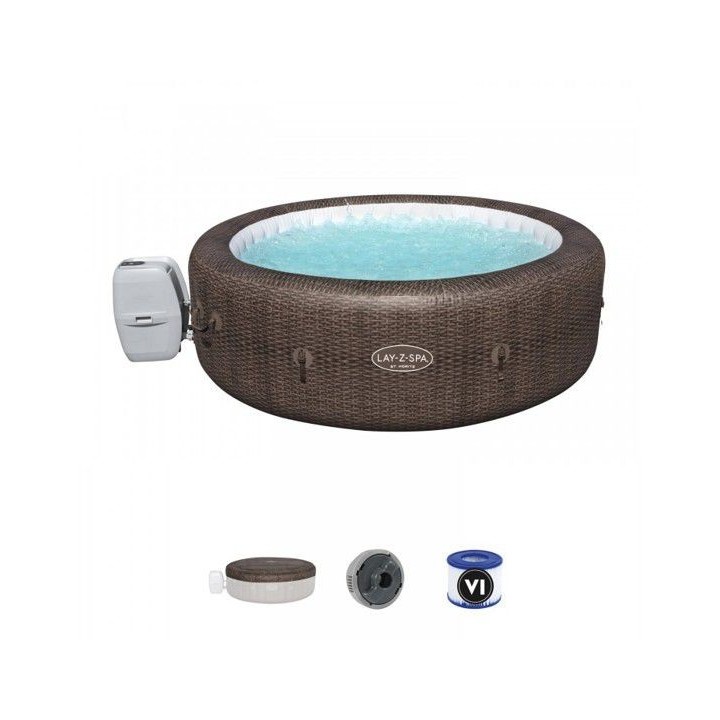 BESTWAY Spa gonflable Lay-Z-Spa St Moritz, 5 / 7 places, diametre 216