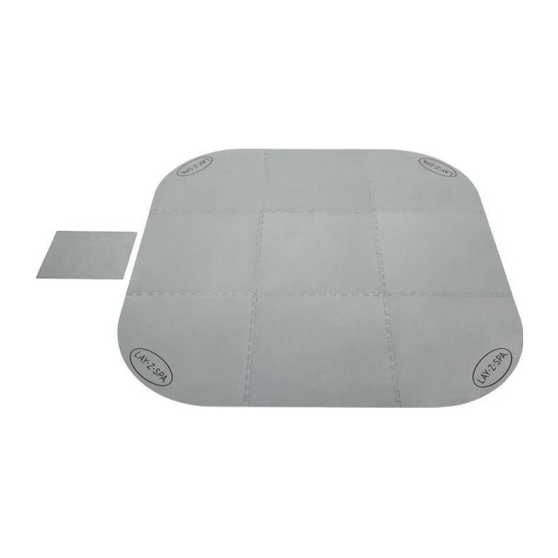 BESTWAY Tapis de sol pour spa carré ou rond Lay-Z-Spa 216 x 216 cm