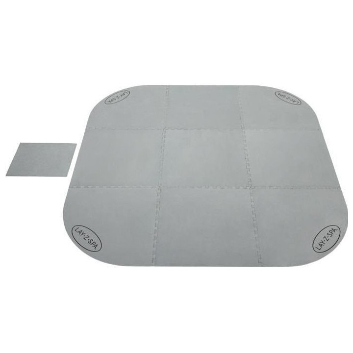 BESTWAY Tapis de sol pour spa carré ou rond Lay-Z-Spa 216 x 216 cm