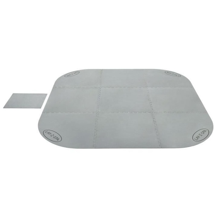 BESTWAY Tapis de sol pour spa carré ou rond Lay-Z-Spa 216 x 216 cm