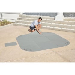 BESTWAY Tapis de sol pour spa carré ou rond Lay-Z-Spa 216 x 216 cm