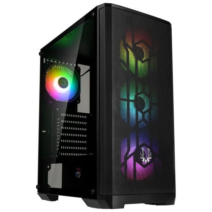 BITFENIX Nova Mesh SE TG 4ARGB (Noir) - Boitier sans alimentation - Mo