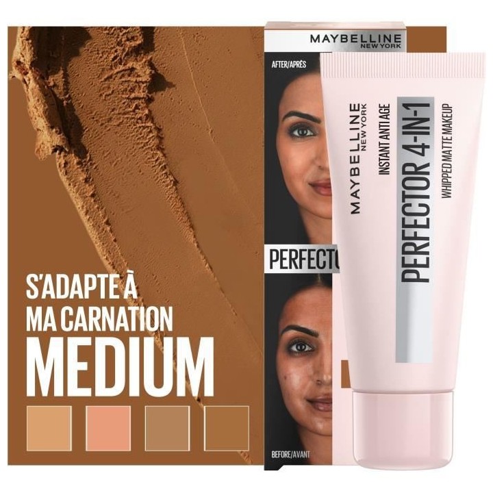 Perfecteur de teint matifiant 4-en-1 Instant Anti Age MAYBELLINE NEW Y