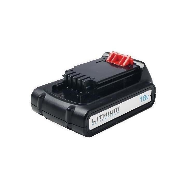 Batterie Lithium 18V BLACK+DECKER 2,0 Ah - BL2018-XJ
