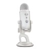 Microphone USB - Blue Yeti Premium - Pour Enregistrement, Streaming, Gaming, Podcast sur PC ou Mac - Blanc White Mist