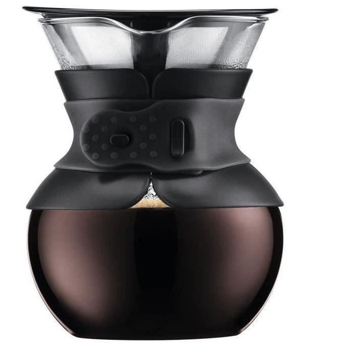 POUR OVER - Cafetiere BODUM , filtre permanent maille inox, 0.5 l, 4 t