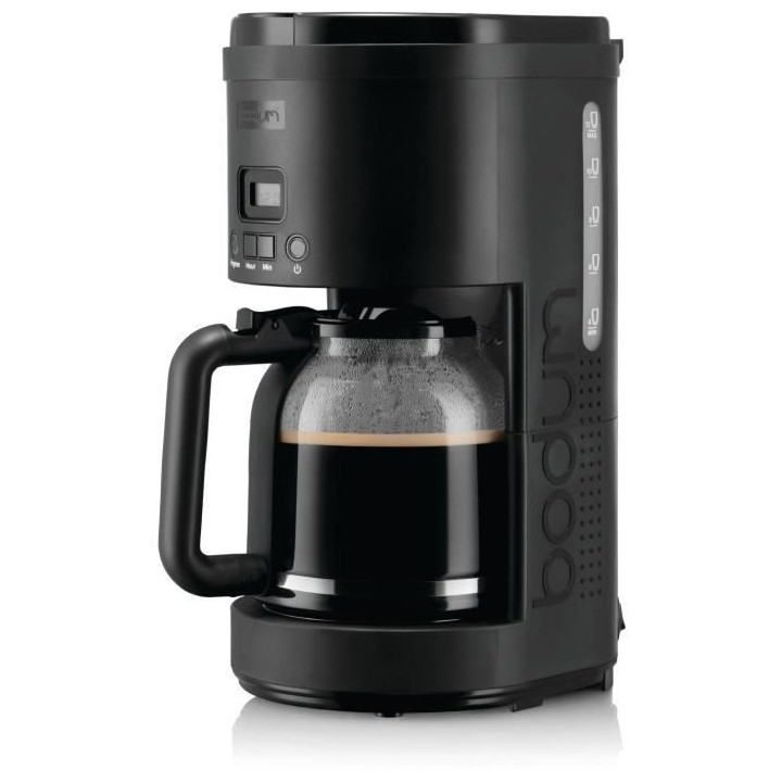 BODUM - BISTRO Cafetiere électrique programmable a filtre permanent,