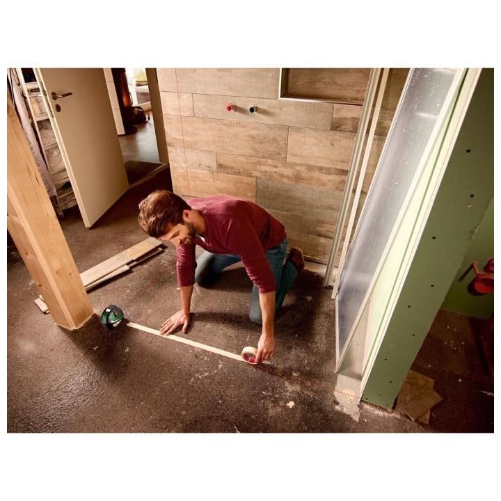 Laser lignes Bosch - UniversalLevel 3 (portée 10m, 3 lignes 1 point,